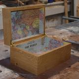 Inlaid oak gift box 2