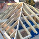 Hand cut hipped roof 1
