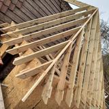 Hand cut hipped roof 2