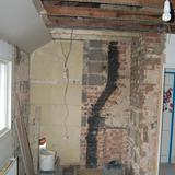 Chimney removal and support