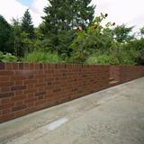 New garden retaining wall 1